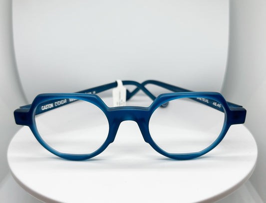 Buy Gaston Eyewear - Breteuil, a  Matte Turqoise; ACetate Optical Frame with a Round with Flat Top shape. An Authorized Dealer, Adair Eyewear has a 40+ Years History of Customer Service Excellence