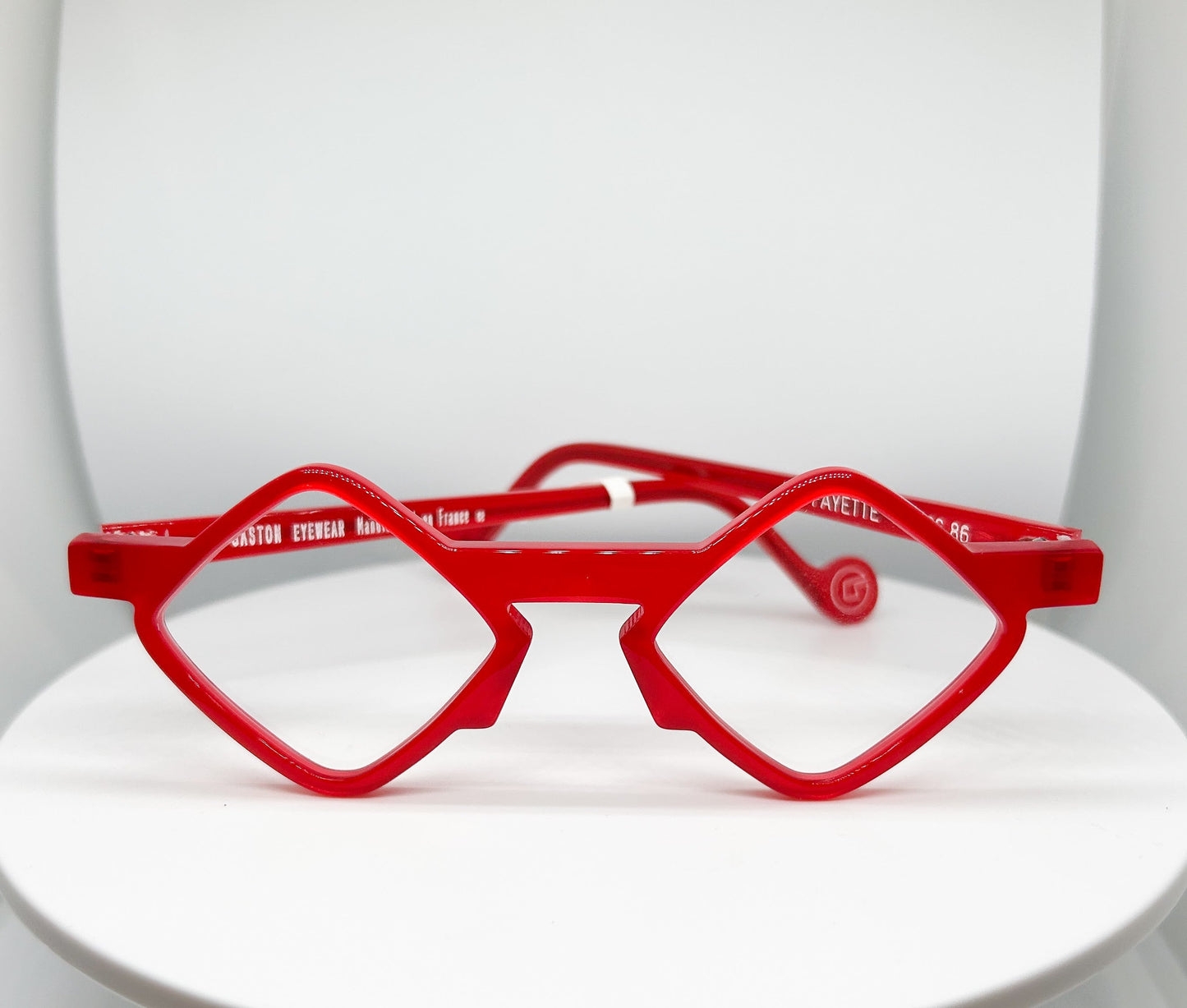 Buy Gaston Eyewear - La Fayette, a  Fuchsia; Acetate Optical Frame with a Avant Garde shape. An Authorized Dealer, Adair Eyewear has a 40+ Years History of Customer Service Excellence