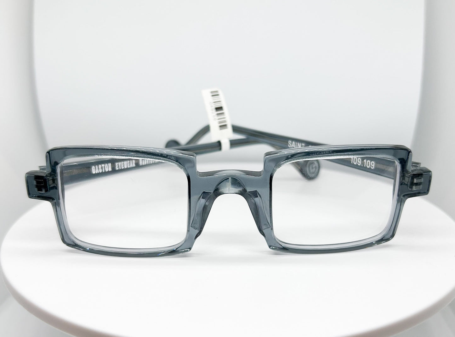 Buy Gaston Eyewear - Saint Michel, a  Transparent gray; Acetate Optical Frame with a Square shape. An Authorized Dealer, Adair Eyewear has a 40+ Years History of Customer Service Excellence