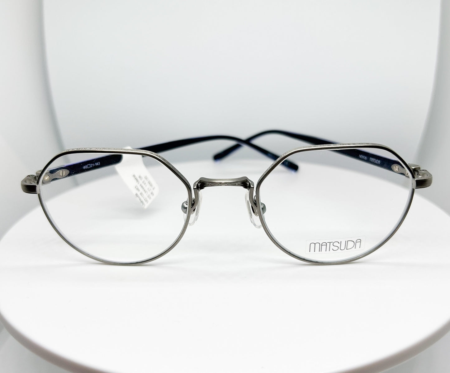 <p>Matsuda M3108 is a  Silver & Blue, Titanium Optical Frame with a Panto shape.</p><p>Shop with confidence from Adair Eyewear, a MATSUDA Authorized Dealer.  We have provided the best in customer service and great designer eyweear for over 40 years.</p>