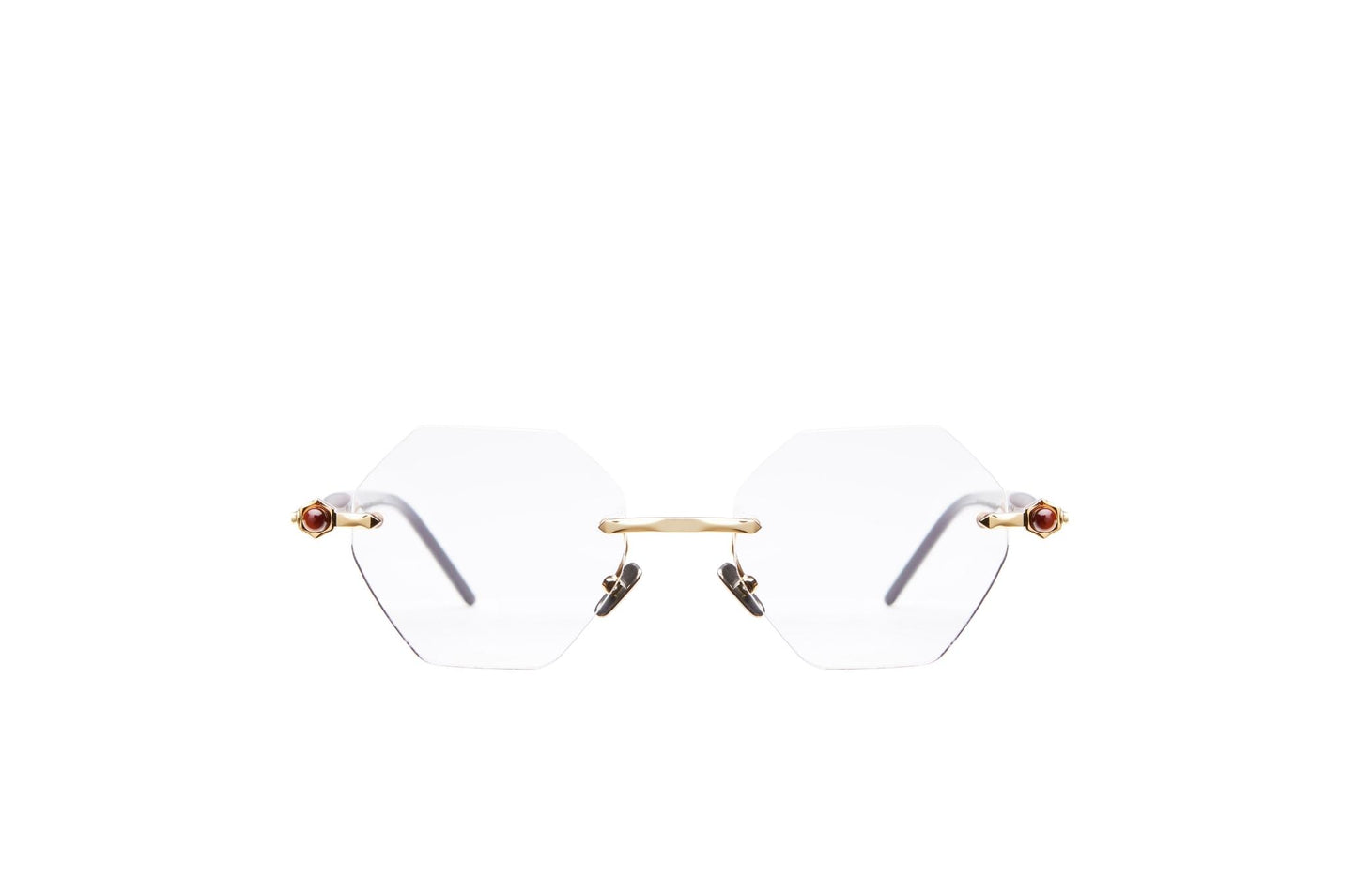 <p>Kuboraum  MASKE P54 is a  Gold; Metal, Acetate rimless Optical  Frame with a  shape.  </p><p>Shop with confidence from Adair Eyewear, a Kuboraum Authorized Dealer.  We have provided the best in customer service and great designer eyewear for over 40 years. Visit https://adaireyewearonline.com</p>