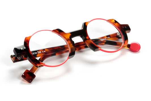 Sabine Be Balloon  Orange Optical Eyeglasses Tortoise Orange Acetate | Authorized Sabine Be Eyewear Dealer