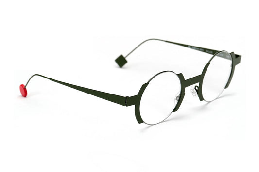 Sabine Be Balloon Slim  Optical Eyeglasses Green Satin Acetate | Authorized Sabine Be Eyewear Dealer