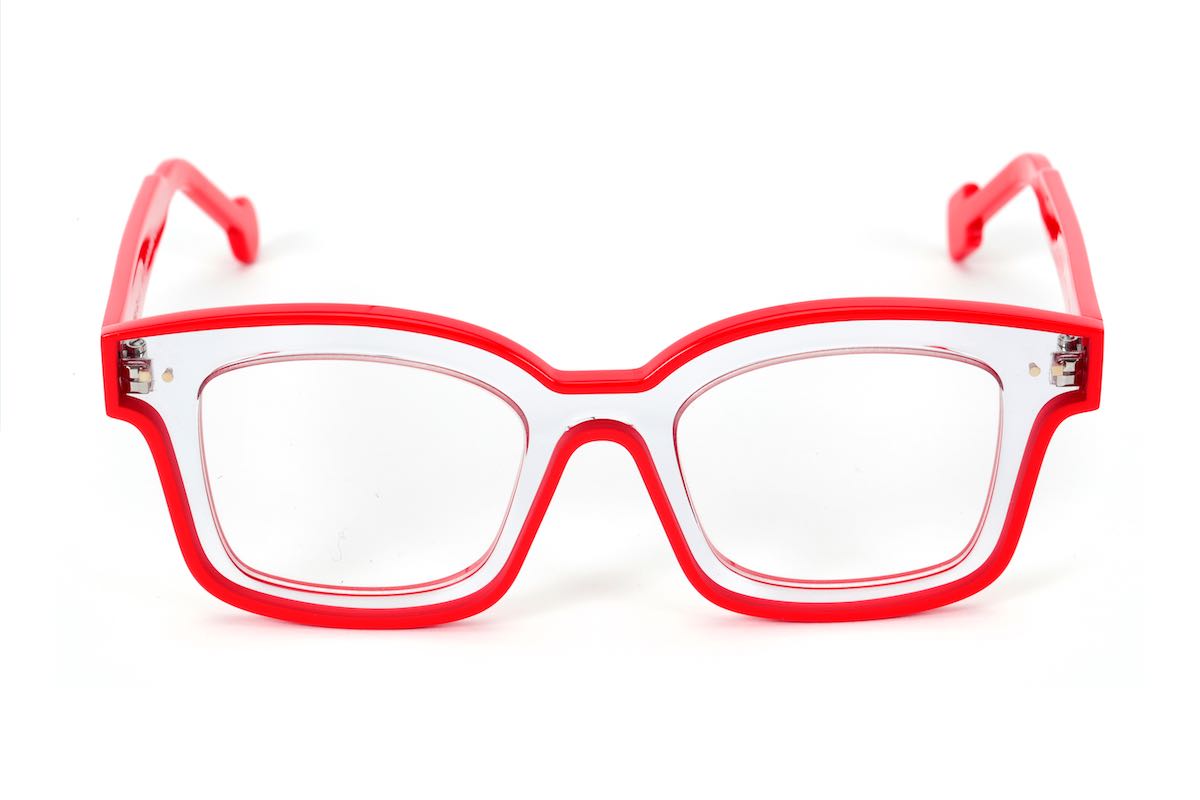 Sabine Be Idol Line Crystal & Rouge Optical Eyeglasses Crystal Rouge Acetate | Authorized Sabine Be Eyewear Dealer