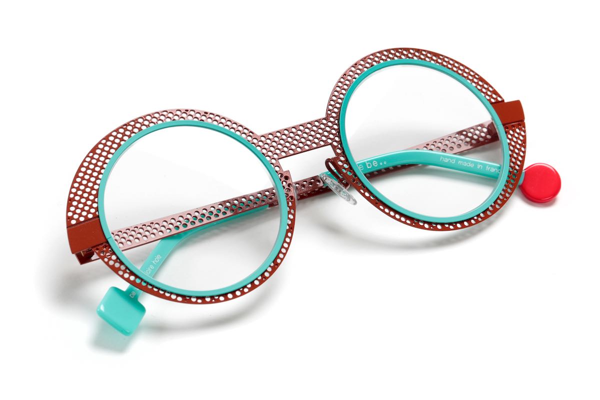Sabine Be Val De Loire Hole Carmel Optical Eyeglasses Carmel Turquoise Acetate | Authorized Sabine Be Eyewear Dealer